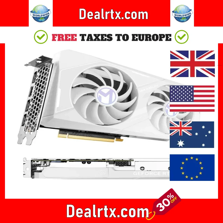 

2024 Graphics Cards RTX 4060 Terminator 8G GDDR6 GPU 128bit PCI Express 4.0 X8 Gaming Video Card Desktop Computer Components