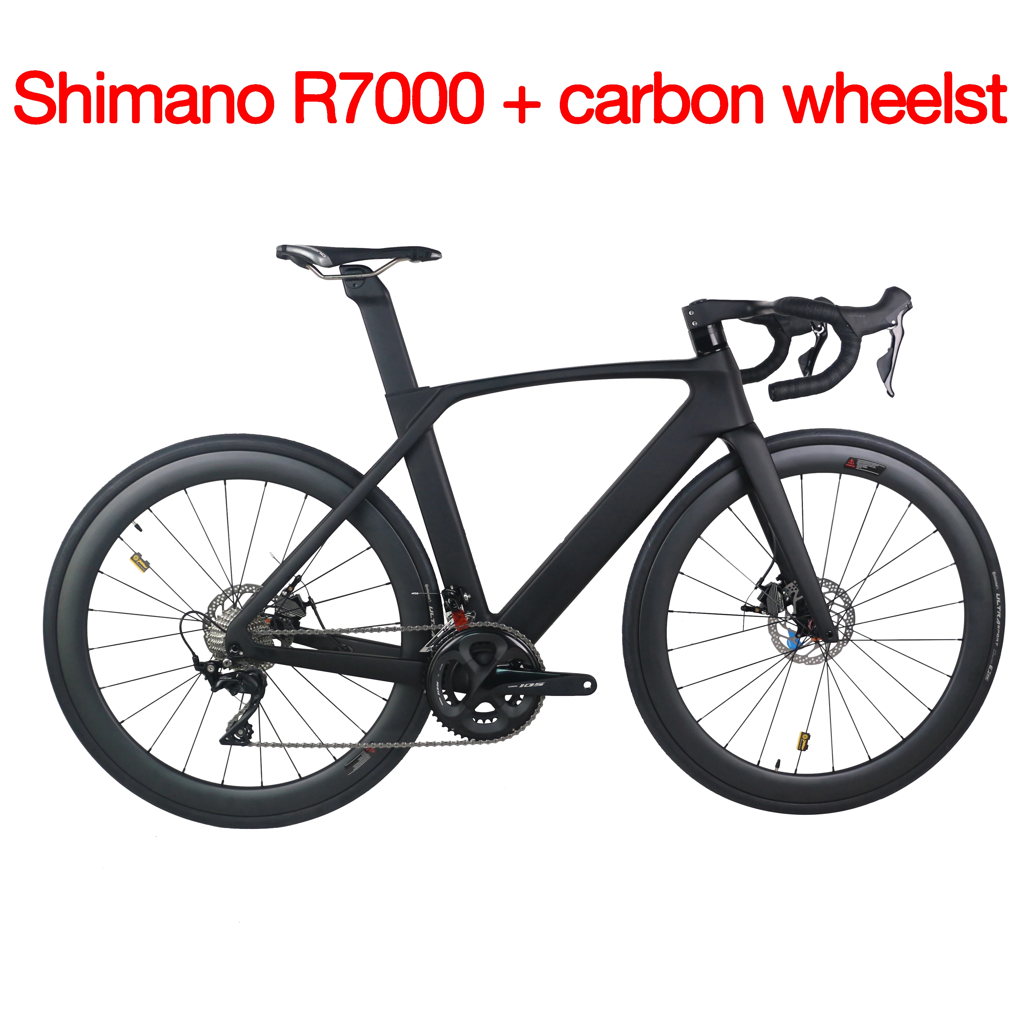 Full bike , Disc Brake for Aero Road  cycle , Aluminum Wheel cycling , ,SHI 105 groupset bike , Carbon Wheels, TT-X34