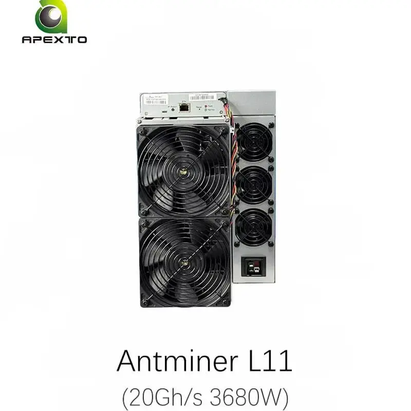 

BRAND NEW Bitmain Antminer L11 20GH/S 3680W Dogecoin Litecoin Bells Miner for Cryptocurrency Mining