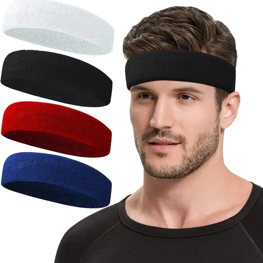 1pc bandeau de sport couvre-chef de course bandeau absorbant la sueur basket-ball anti-transpirant serviette bandeau de sueur bandeau de Football