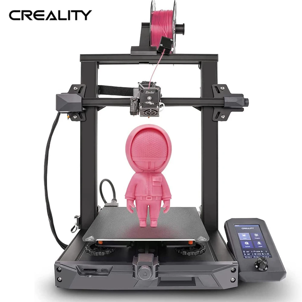 CREALITY 3D 프린터 Ender-3, S1 CR 터치, 자동 고속, S 엔더 3, S1 스프라이트, 듀얼 기어 압출기, 듀얼 Z축, 160 mm/S 