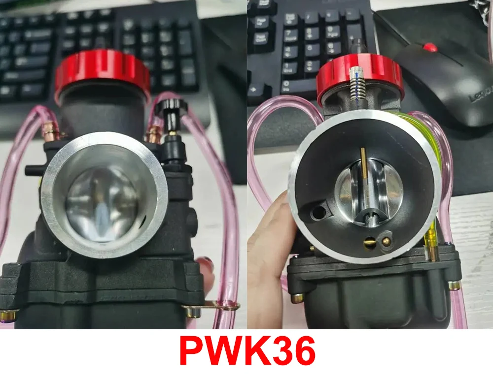 NIBBI PWK Racing Vergaser PWK24/26/28/30/32/34/36/38/40mm Vergaser mit Power Jet für Yamaha KawasakiSuzuki Motorrad Teil – Detail 1