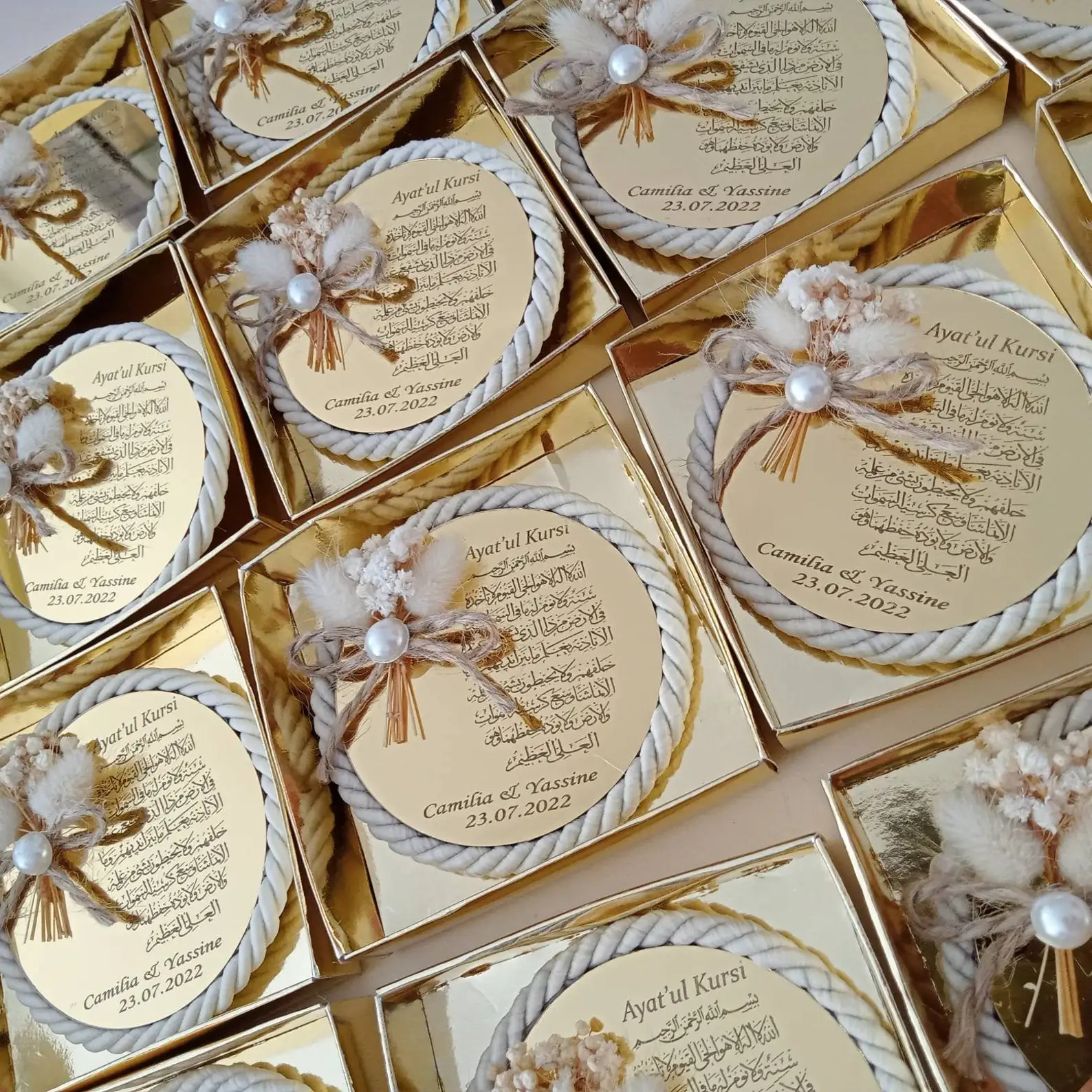 Ayatul Kursi Magnet Favor | wedding favors | Islamic baby shower | Nikkah favor | Muslim baby shower, Personalized Ameen Favor