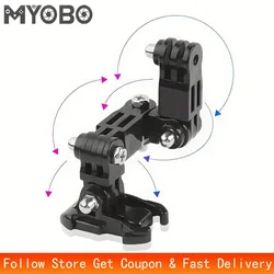 Motorcycle Helmet Bracket for DJI Action 5 Pro 4 3 Helmet Chin Extension Arm Mount For Gopro Yi Action Camera Accessories Set
