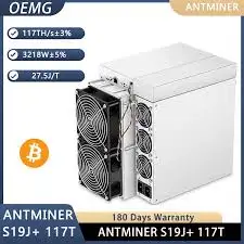 New Bitmain Antminer S19j Pro+ 117T 3218W Asic Miner Crypto BTC Bitcoin Miner