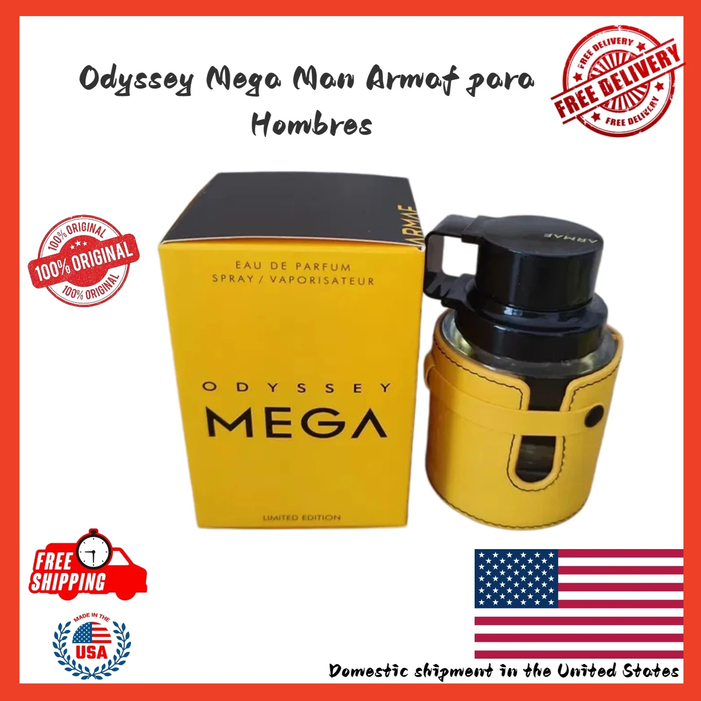 

Armaf Odyssey Mega Eau De Parfum для мужчин 100 мл - НОВЫЙ/В ЗАПЕЧАТАННОЙ УПАКОВКЕ - БЕСПЛАТНАЯ ДОСТАВКА. Роскошный парфюм, подарок на день рождения или День святого Валентина.