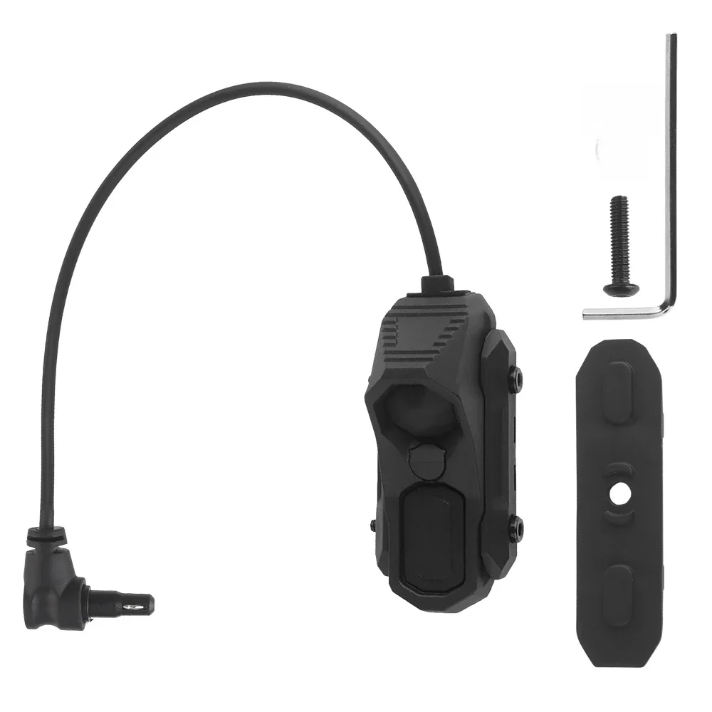 Interrupteur à fil tactique AXON, grue SF PEQ NG, lampe de poche Picatinny Rail Laser, télécommande en ligne, double fonction, interrupteur de pression
