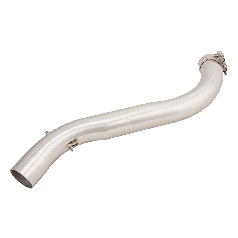 Slip On For VOGE DS525X 2023-2025 Motorcycle Exhaust System Middle Link Pipe Muffler Tube Tips Stainless Steel