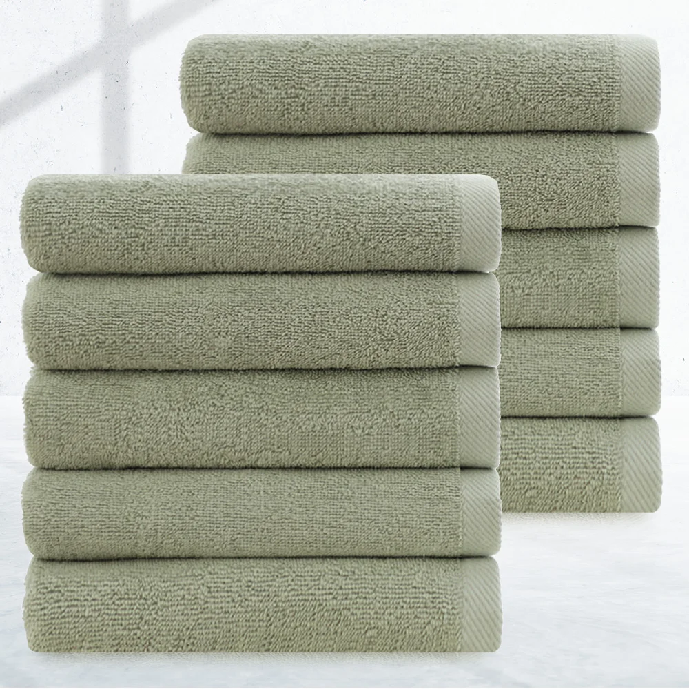 [Cotton Cloud] Usually thickness 150g 100% cotton, 30 number hotel towels, 5/10 green tea, bath towels, 40*80cm Cotton Cloud