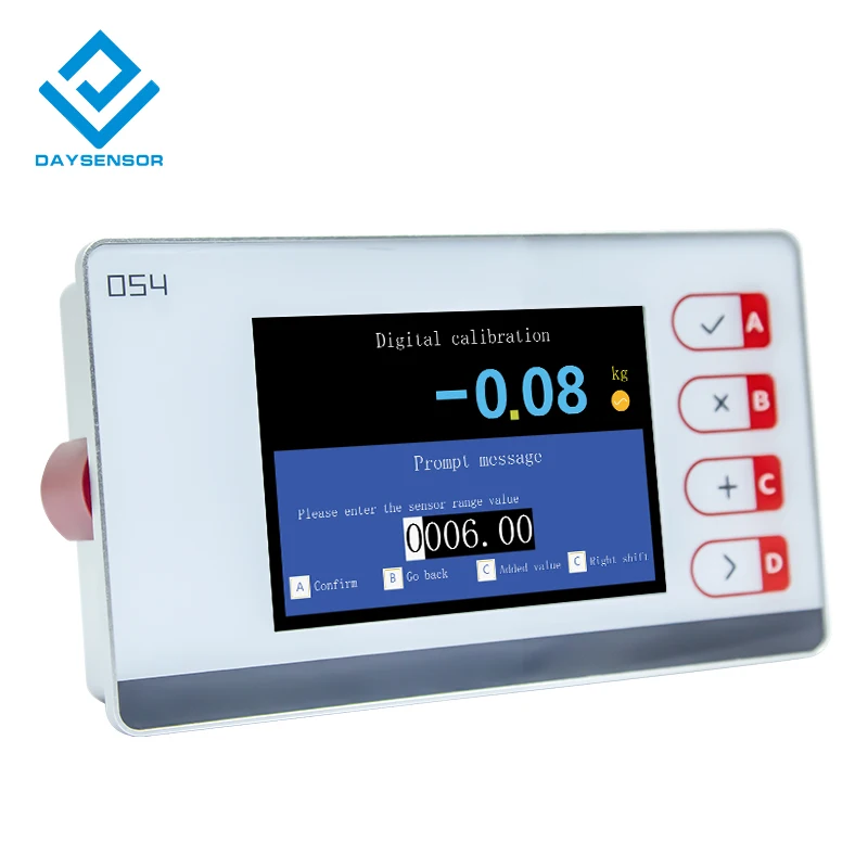 DY054 Load Cell Indicator Weigh Controller Force Sensor Transmitter High Precision Rs485 Enternet Automation System High speed