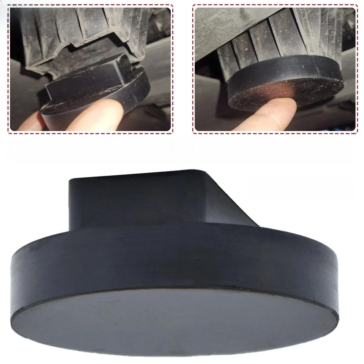 Cric de voiture en caoutchouc noir, protecteur de cadre, pour BMW E82 F22 E46 E90 E39 Z4 E84 X6 E70 i8 i3, pour Mini R5