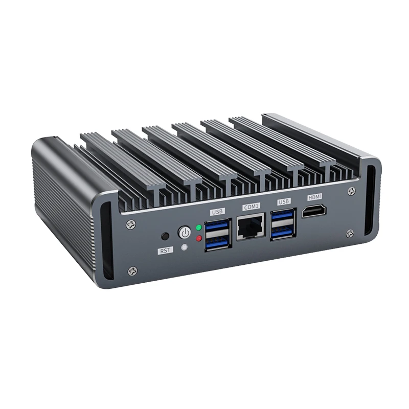 IKuaiOS Fanless Mini Network Appliance for Firewall Router Server Gigabit Ethernet 6LAN Compatible Pfsense Mikrotik 1356NP-6L