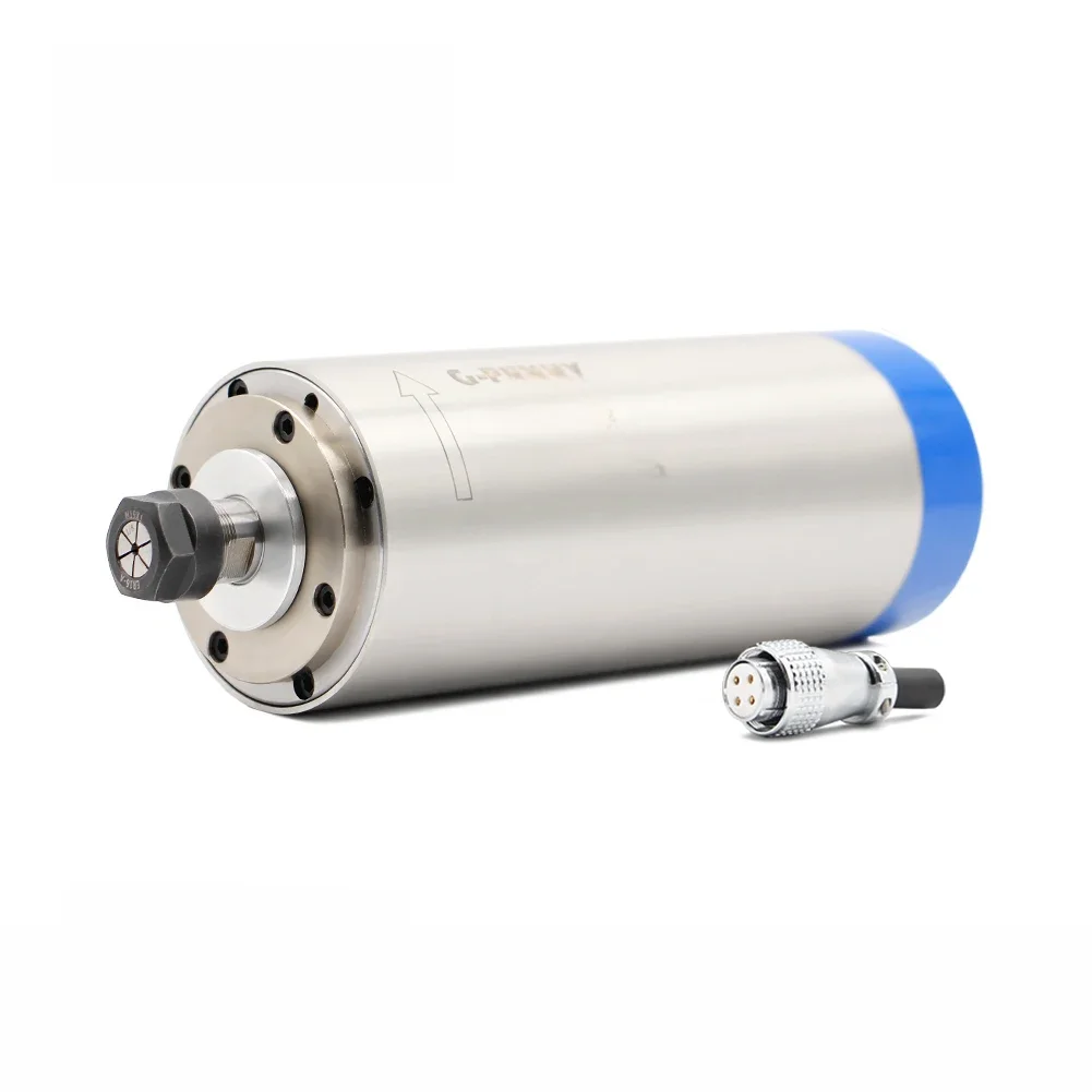G-Penny 1.5kw ER16 wrzeciono chłodzone wodą 80*220mm 110v/220v/380v 400Hz 4 szt. łożyska kulkowe silnik wrzeciona cnc do obróbki drewna — zdjęcie 2