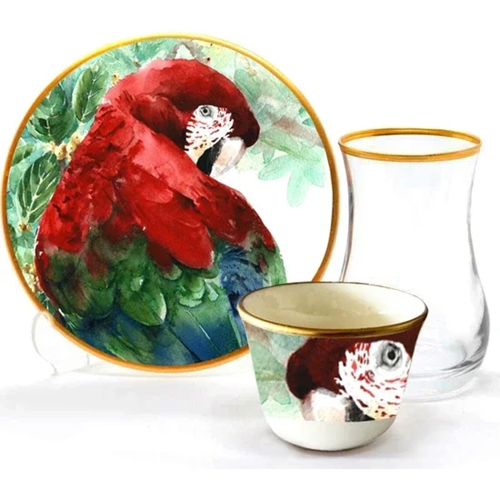 

Toygar Damla Efe Tea Set Parrot