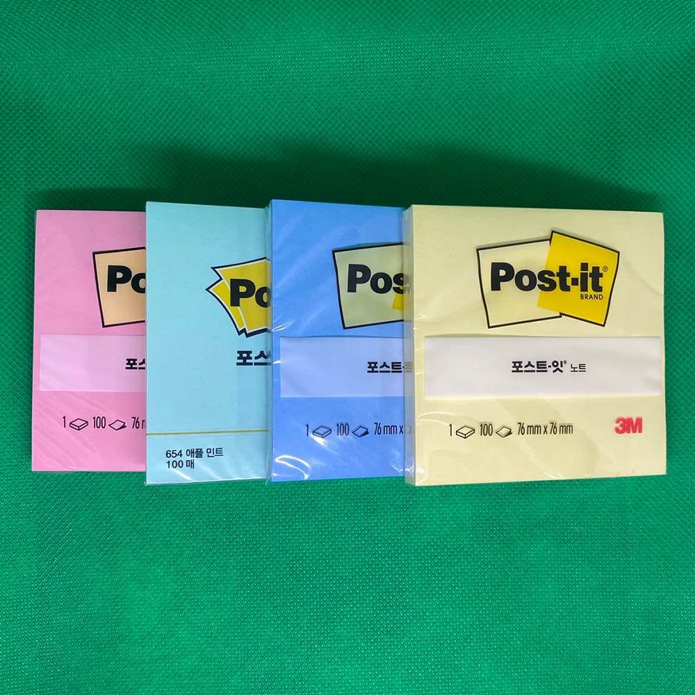 3M Post It 654(100 sheets) memo Post