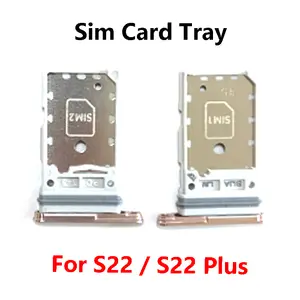 Bilashmart Samsung Galaxy S22 / S22 Plus 5G SIM Card Tray Slot Holder Adapter Socket Repair Parts