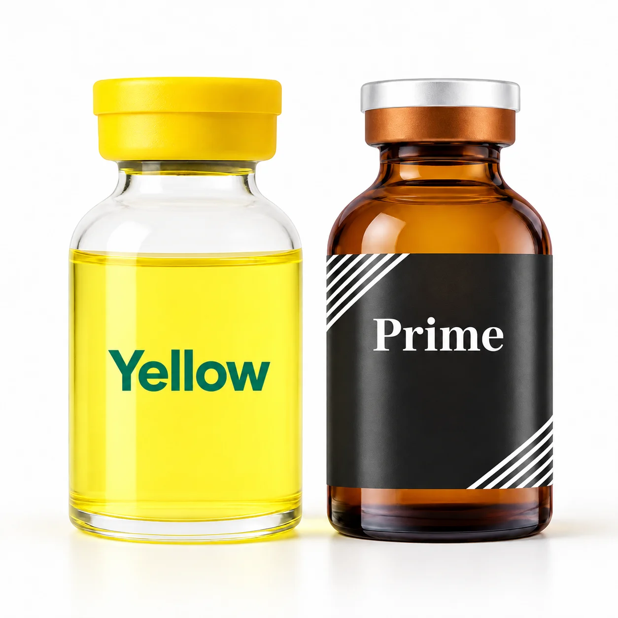 50ML Plus Yellow/Brown Bottle V-Shape Facail Serum for Unisex Korean Skin Care