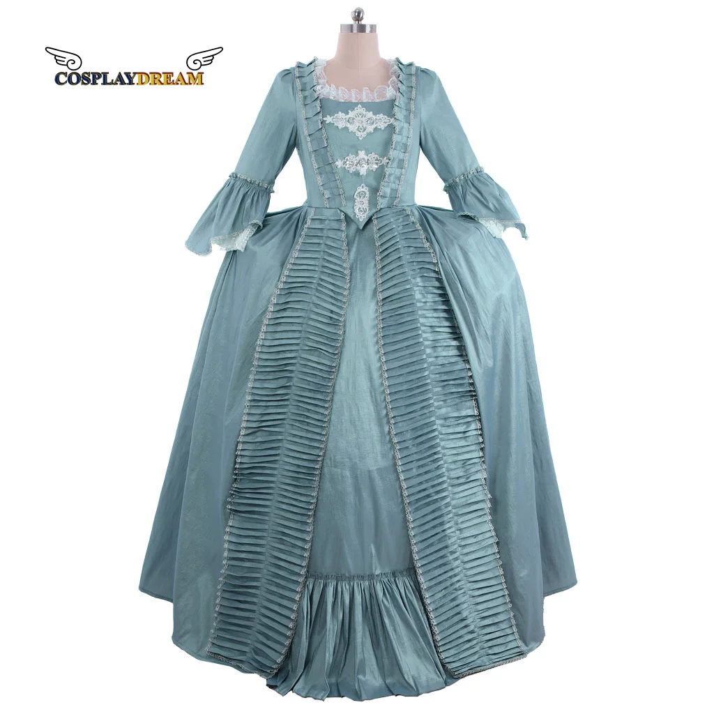 

Victorian Rococo 18th Century Ball Gown Dress Fancy Dress Gown Medieval Marie Antoinette Dress Tudor Rococo Colonial Georgian