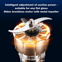 Window Cleaning Robot Liectroux ,Dual Water Spray,Smart Memory, Laser Sensor,Home Glass Floor Wall Robot Window Cleaner