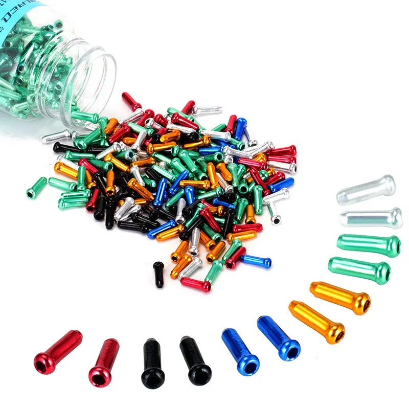 AliExpress NONE Toopre 20pcs TRLREQ Bike Cable End Cap Crimps Tips For Aluminium Alloy For Bicycle Derailleur Shift Brake Inner Cable Line Wire