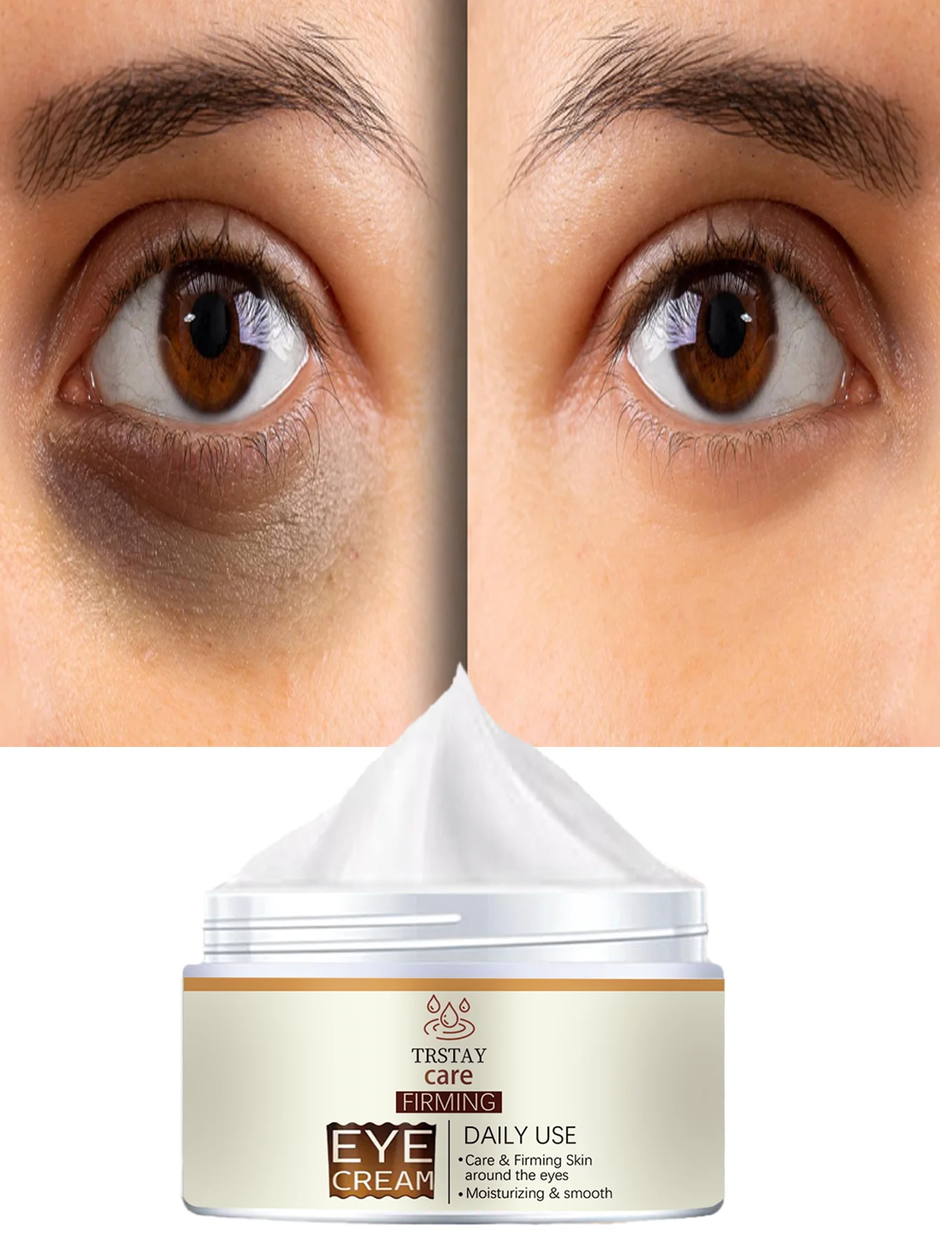 

Firming Dark Circle Oil with Natural Ingredients for Brightening and Moisturizing Intensive Eye Care Treatment to Reduce Puffine