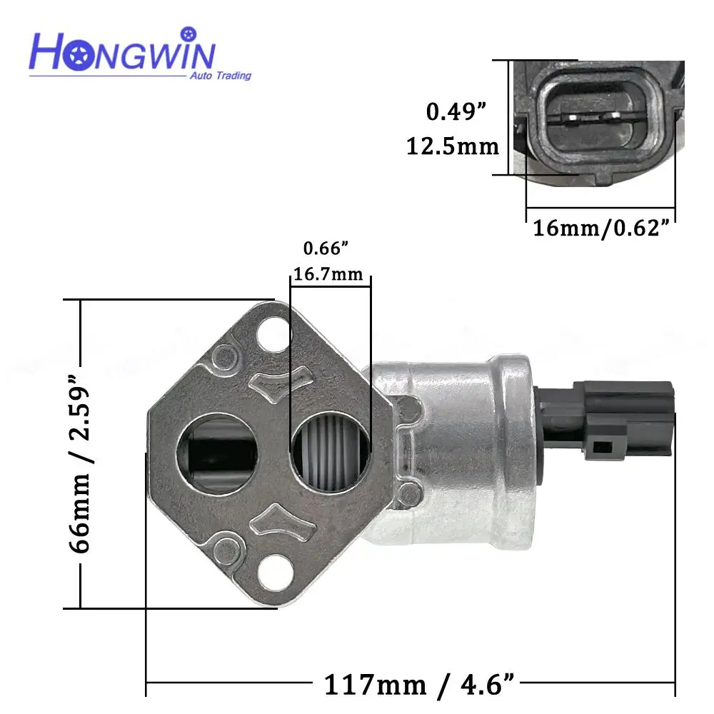 XS4U9F715DB Idle Air Control Valve + Connector Plug XS4U9F715DA For Ford Fiesta 1999-2008 - Focus 1998-04 - Ka Puma 1.4 1.6 16V