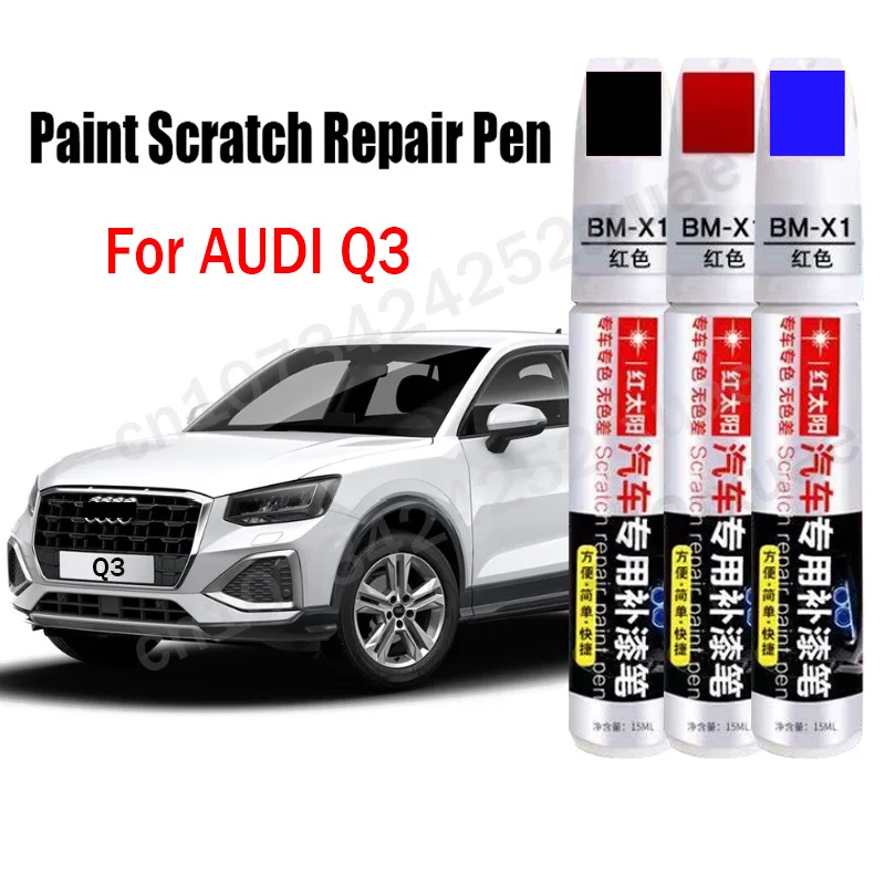 Car Paint Repair Pen for Audi Q3 Touch-Up Pen Black White Red Blue Gray Sliver Paint Care Accessories