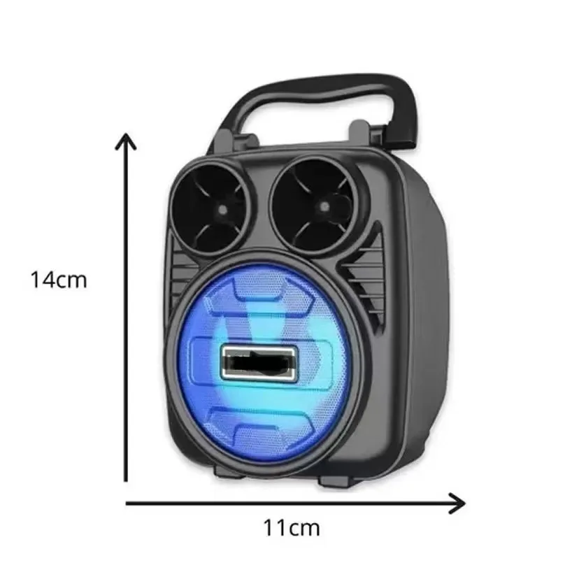 Caixinha caixa de Som Bluetooth com suporte de celular Potente Usb Pendrive Radio Fm c/ Bateria Recarregavel