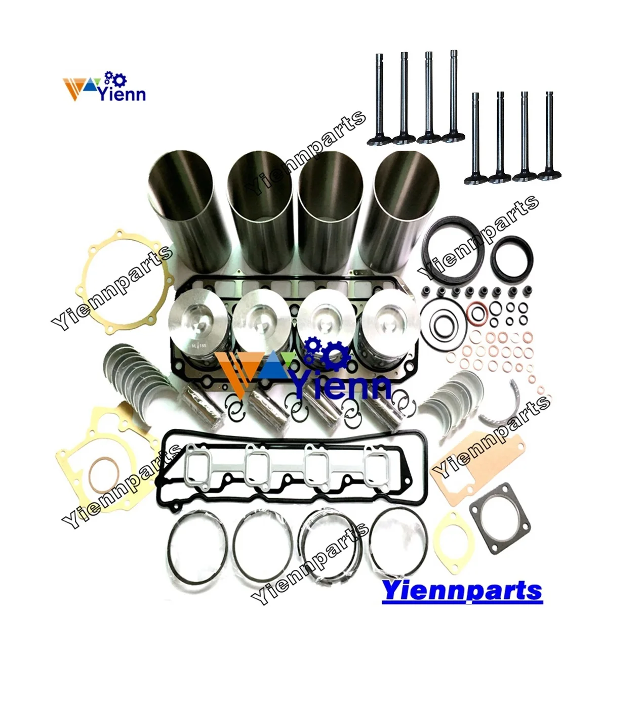 4TNV94 4TNV94L-PLY Overhaul Rebuild Kit For Yanmar Diesel Engine Parts Dozer D21P-8 Excavator Daewoo Solar 55-V Hyundai R55W-7