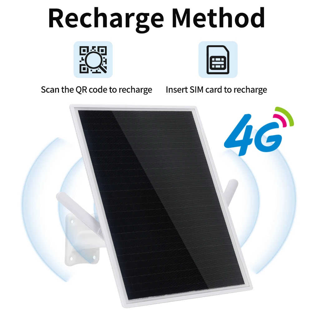 W1 4G Wifi Router With Outdoor Waterproof Rechargeable Batter 6W Solar Panel Sim Card Slot Wireless Mobile Hotspot For IP Camera