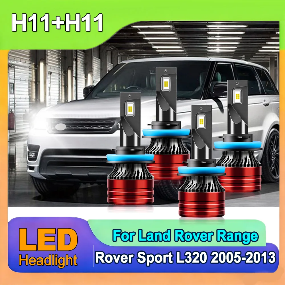 

Светодиодные фары ближнего и дальнего света 6000K белого света, сверхъяркие, для Land Rover Range Rover Sport L320 2005-2010 2011 2012 2013
