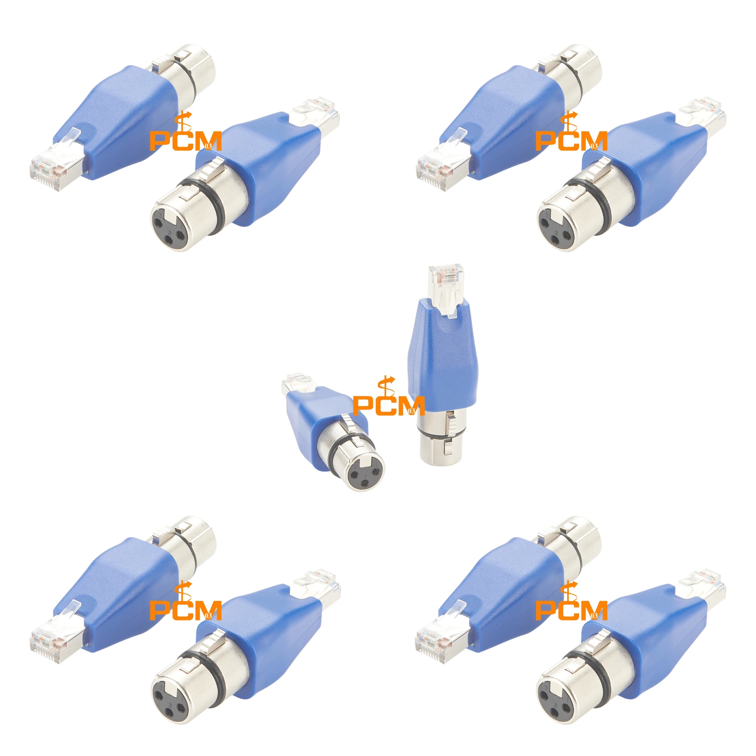 

XLR 3Pin to RJ45 Adapter Converter Female to Male CAT5E Network Signal for LED Controllers DMX-CON DMX512 Stage Lighting