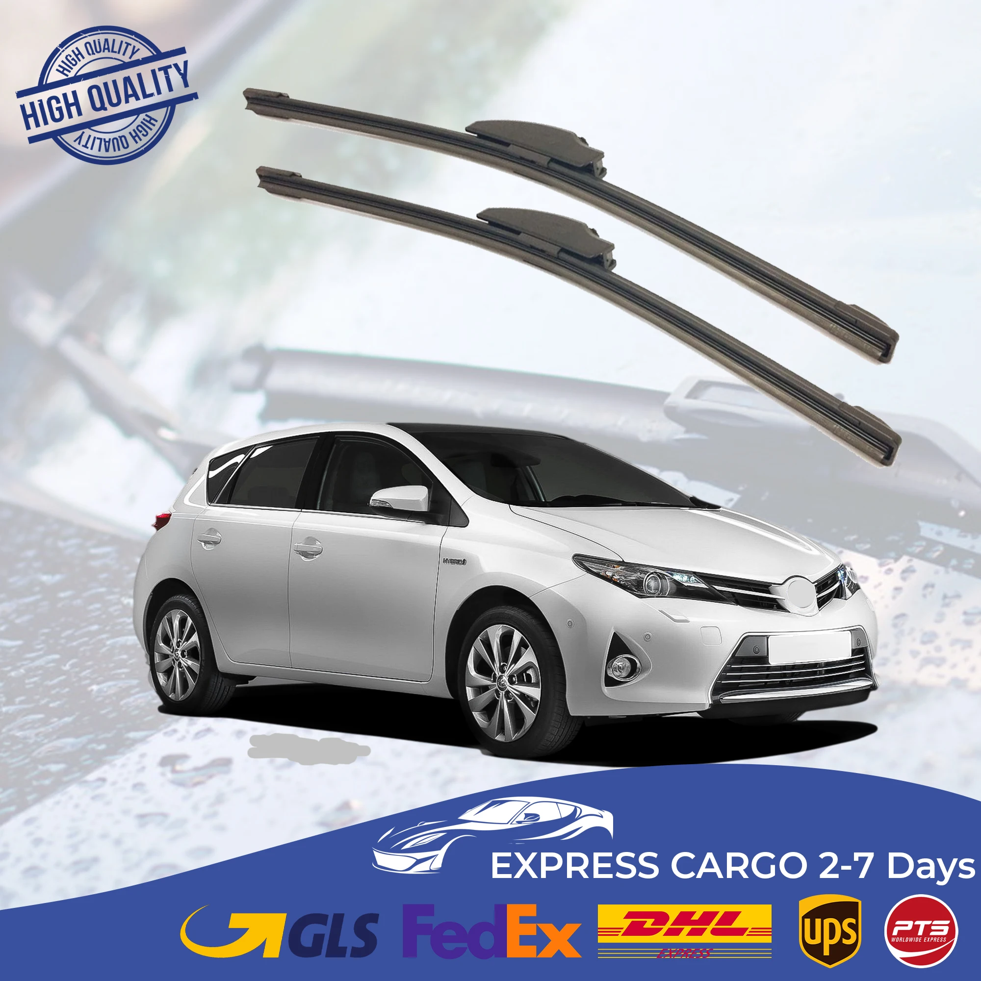 Car Wiper Blade For Toyota Auris 2013 2014 2015 2016 2017 2018 2019 Auto Windscreen Windshield Wipers Blades Window Wash Front