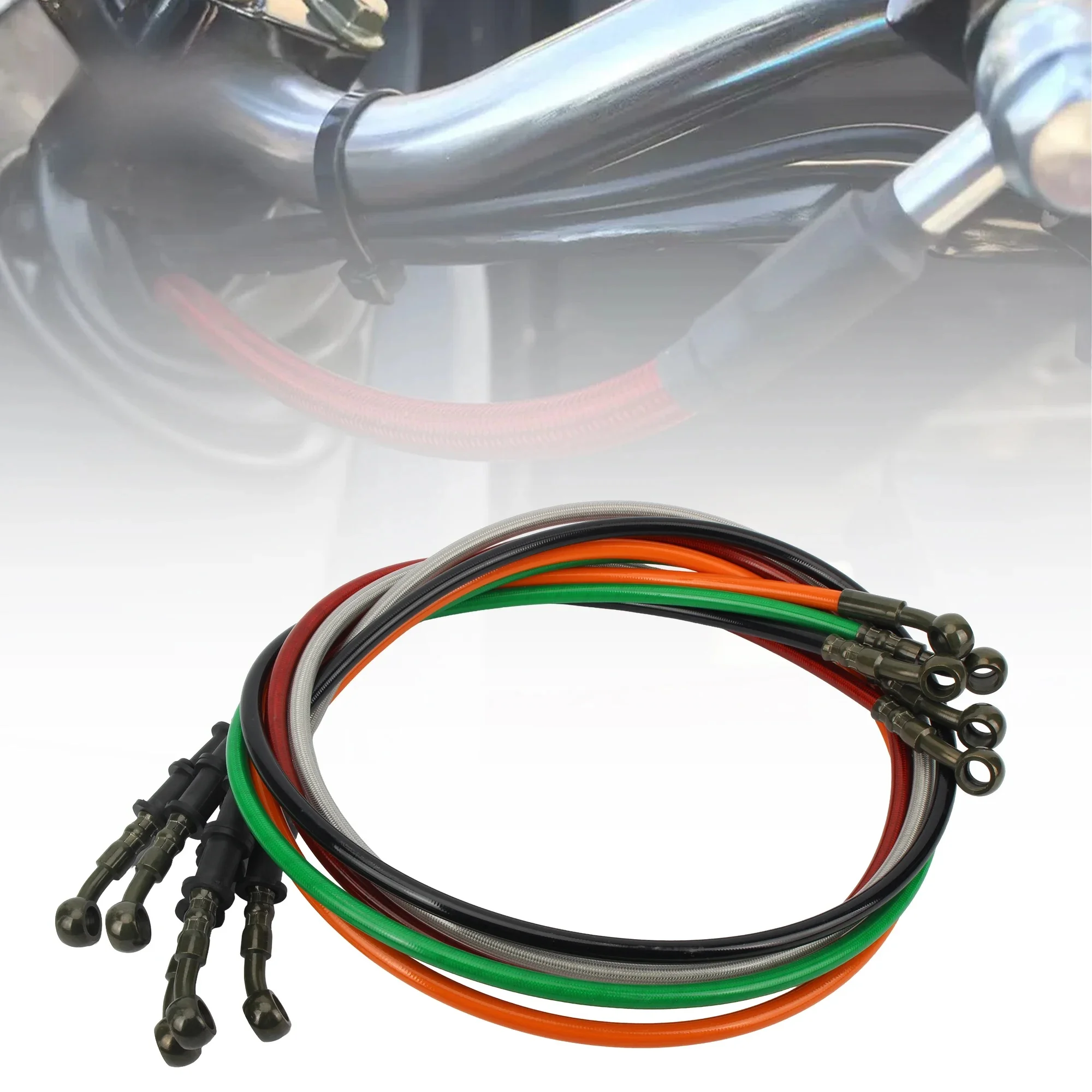 AliExpress NONE Motorcycle Brake Clutch Oil Hose Motorbike Brake Hose Cable Accessories 80cm 100cm 110cm 120cm Racing Dirt Pit Bike Parts