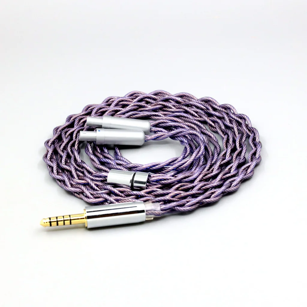 Litz 7N OCC 헤드폰 이어폰 케이블, Sennheiser HD800 HD800s HD820s HD820, Dharma D1000 LN007877 용, 타입 2, 1.8mm 140 코어