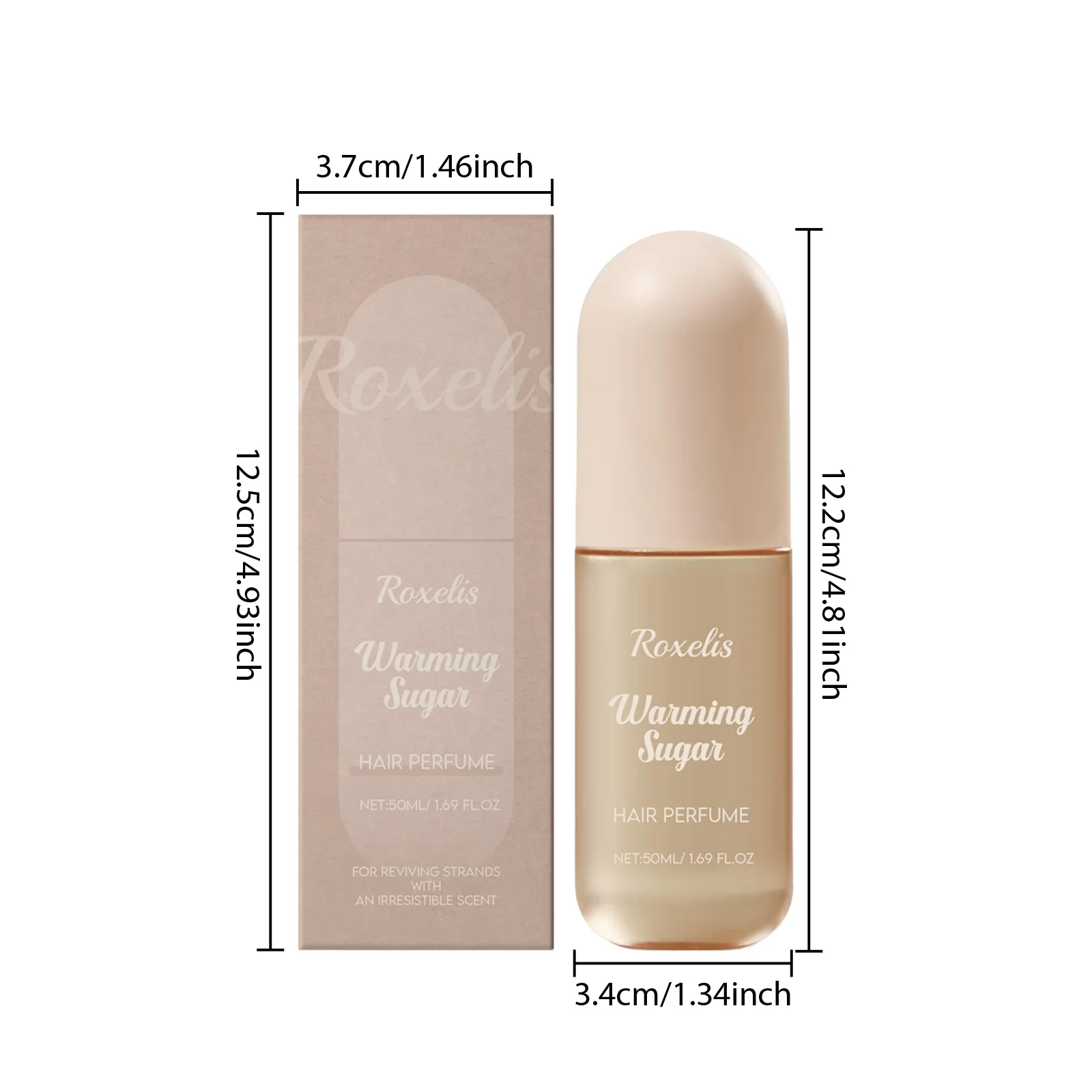 روكسيليس 50 مللي عطر فانيليا ساحر عطر خفيف دافئ رائحة السكر مزيل العرق خالي من الكحول عطر المواعدة البهجة