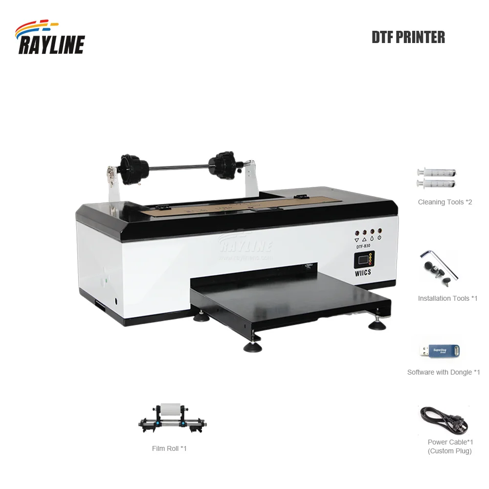 DTF Printer A3, Direct to Film Printer for T Shirts, R1390 PET Film Transfer Printer, Heat Transfer Printing Machine for Small view 5