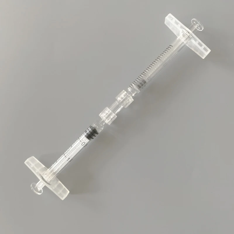 High Quality Luer lock syringe connector Pp Material Transparent Sterile individual package Double-Way Syringe Connect