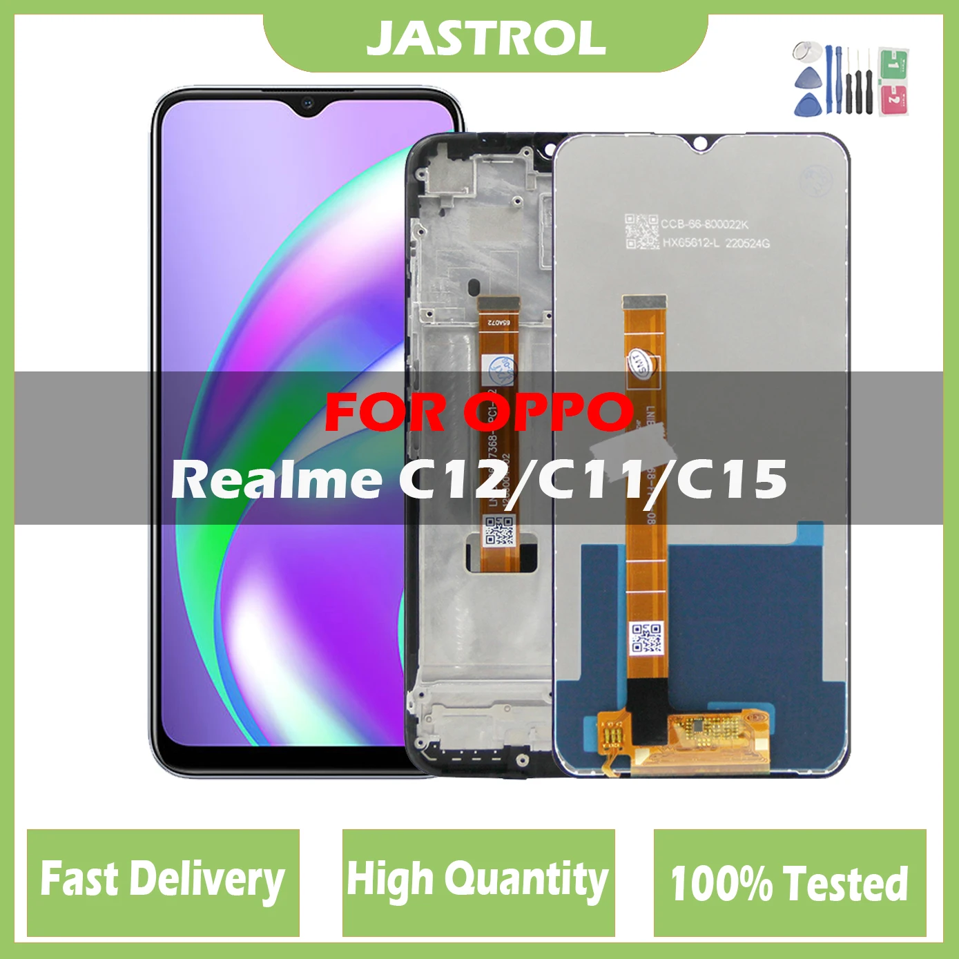 

Оригинальный ЖК-дисплей для Oppo Realme C11 C15 RMX2185 RMX2180, 10-дюймовый сенсорный экран в сборе, замена для Oppo Realme C12 LCD