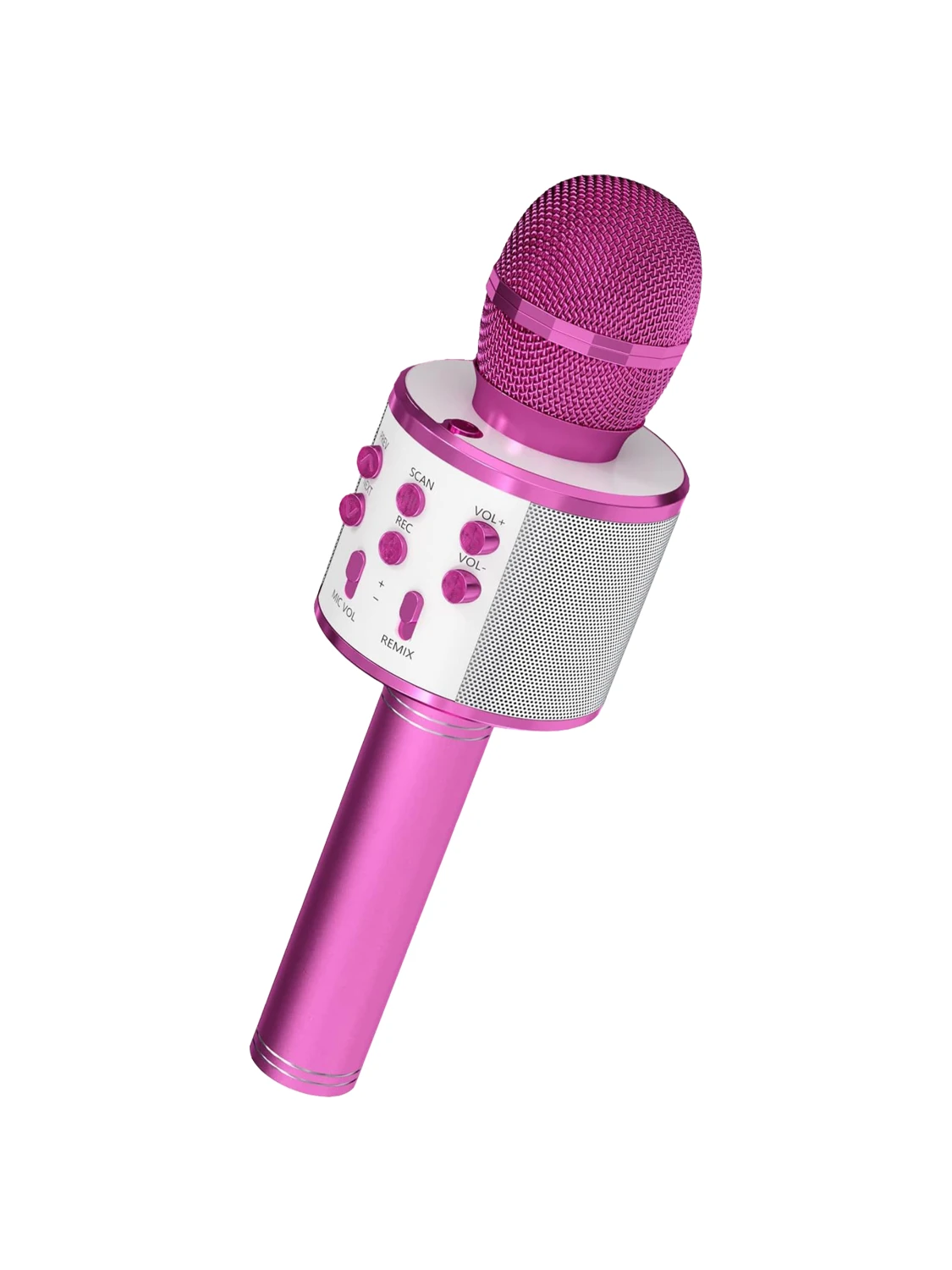 

5 Core Wireless Karaoke Microphone Bluetooth Mic Portable Handheld Microfonos Inalambricos WM SPK PINK