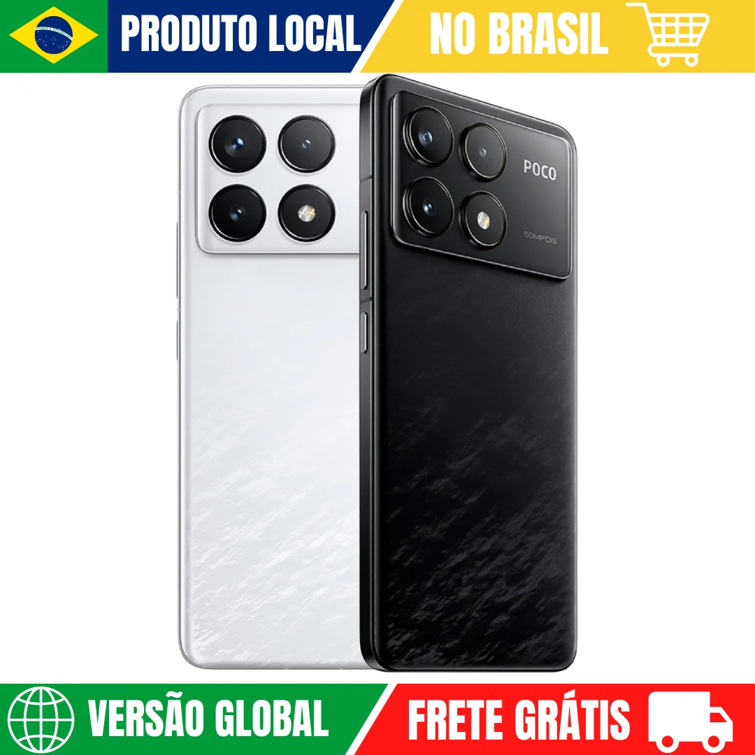 Celular Xiaomi POCO F6 PRO | Câmera 50MP , Processador Qualcomm SM8550-AB Snapdragon 8 Gen 2 (4 nm),  Bateria 5000mah, Carregamento 120W , Versão