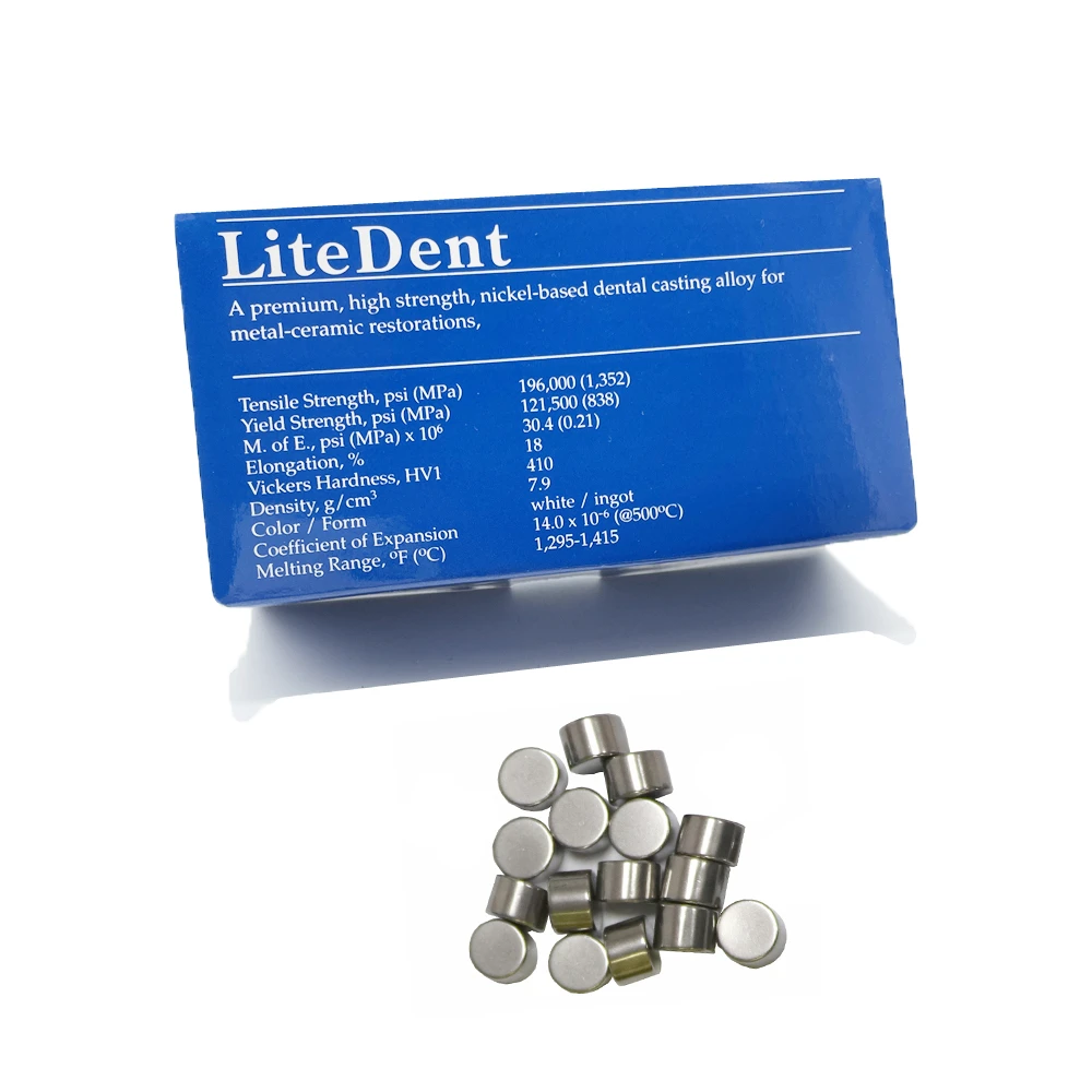 1000g VeraBond High Strength Nickel-Chromium Dental Ceramic Porcelain Alloy Fused To Metal (PFM)