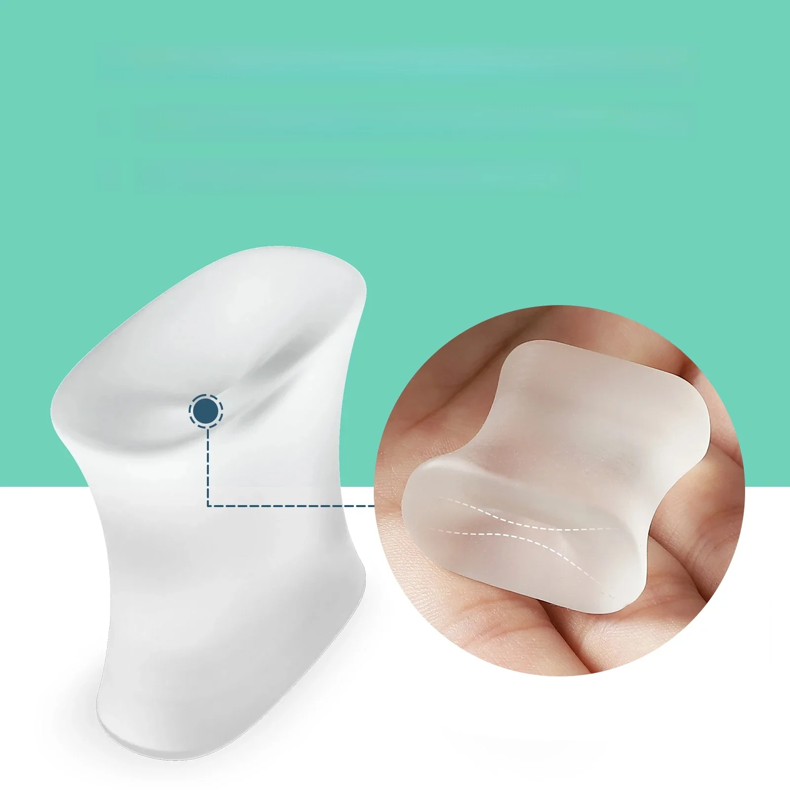 Séparateurs d'orteils en Gel en Silicone, 2 pièces, redresseur d'oignon, Valgus Hallux, protecteur d'oignon, correcteur d'alignement, outils de soins des pieds