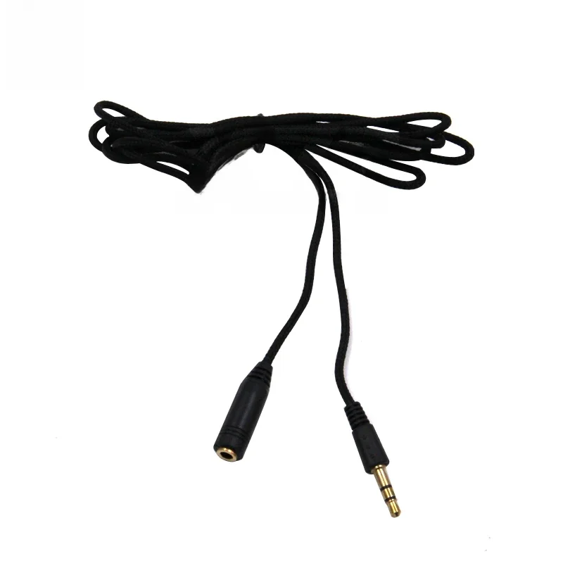 Câble d'extension Audio stéréo pour écouteurs, Jack femelle à mâle de 3.5mm, pour haut-parleur, téléphone, fil en Nylon 5m/3m/1.5m