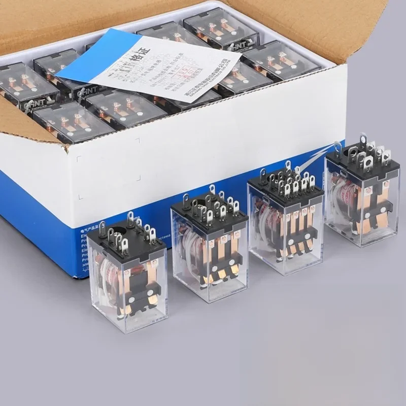JZX-22F(D)/2Z 3Z 4Z JQX-13F(D)/2Z AC DC 12V 24V 36V 110V 220V 380V RXM MY2NJ MY4NJ MINI przekaźnik pośredni RXM2LB2BD — zdjęcie 2