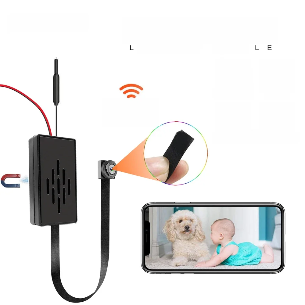 1080P HD Mini kamera wi-fi P2P kamera internetowa DIY mikro moduł rejestrator dźwięku i wideo zdalnego nadzoru bezpieczeństwo w domu niania kamera ruchu — zdjęcie produktu 7