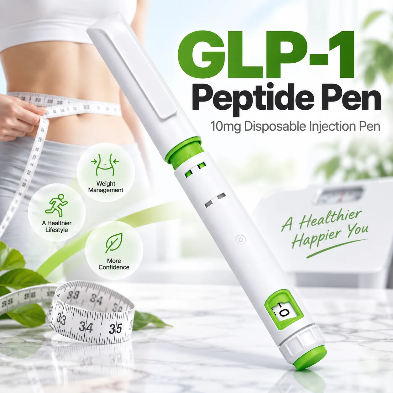 15Pack Direct Sale GLP-1 Disposable Injection Pen 2.5mg/5mg/7.5mg/10mg Peptide Pen Insulin Pen Tattoo Pen For Beauty Care