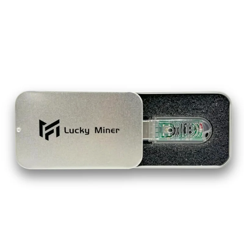 Envío Gratis Lucky Miner USB Bitcoin Miner LV03 LV06 LV07 Hashrate SHA256 53Kh/s BTC Minero Solo Máquina de Minería Regalo de Navidad