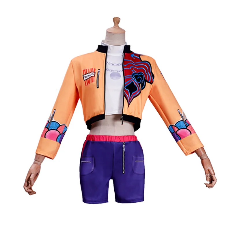 K-pop Demon Hunters คอสเพลย์เครื่องแต่งกายสำหรับสาวเคป๊อปรูมิ มิรา โซอี้ชุดเด็กภาพยนตร์ฮาโลวีนปาร์ตี้เสื้อผ้า