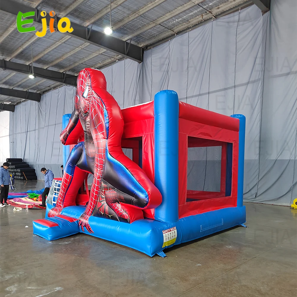 Stock 13ft 3D Cartoon Commercial Grade Inflatable Bounce House with inside Pillar For Kids   Outdoor Indoor Birthday Party, Rent
